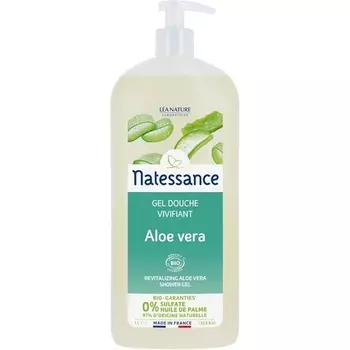 Органический гель для душа с алоэ вера без сульфатов Natessance