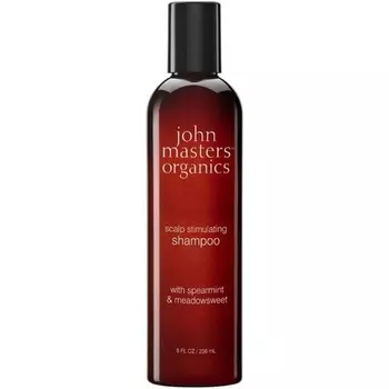 Органический шампунь John Masters, стимулирующий кожу головы, с мятой и таволгой, 8 жидких унций, 236 мл, John Masters Organics