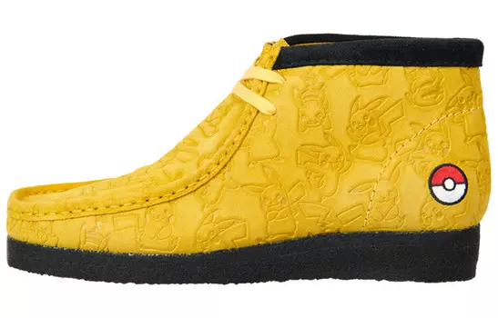 Оригинальные ботинки Wallabee Pokmon Yellow Clarks