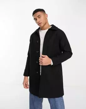 Original Penguin - Удобное черное пальто