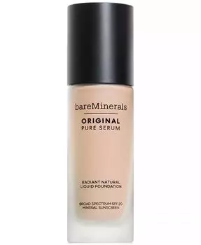 Original Pure Serum Сияющая жидкая основа SPF 20 Bareminerals, цвет Deep Cool 6
