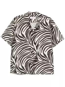 Orlebar Brown рубашка Maitan Golden Gun Zebra, нейтральный