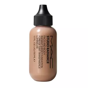 Основа под макияж для лица и тела studio radiance face and body radiant sheer foundation Mac, цвет nr. w3, 50 мл