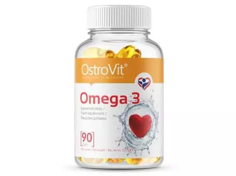 OstroVit, БАД, Омега 3, 90 таблеток