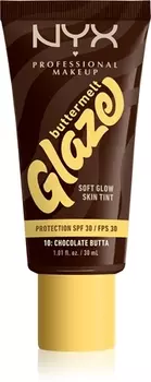 Осветляющая и тонизирующая жидкость spf 30 NYX Professional Makeup Buttermelt Glaze, 10 Chocolate Butta 30 ml