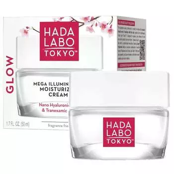 Осветляющий увлажняющий крем для лица для дня и ночи, 50 мл Hada Labo Tokyo, Glow Skin