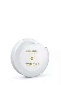 Отбеливающая зубная нить с отбеливающим комплексом, 25 м Whitewash, Nano Anti-Stain