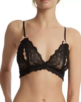 Открытый бюстгальтер Hanky Panky After Midnight Peekaboo Hanky Panky, черный