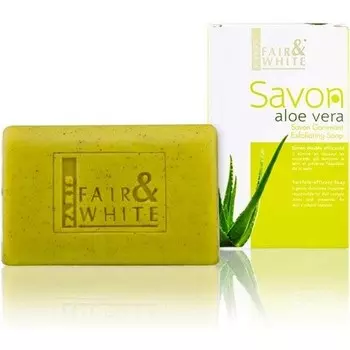 Отшелушивающее мыло с алоэ вера - Original Paris Fair & White So White