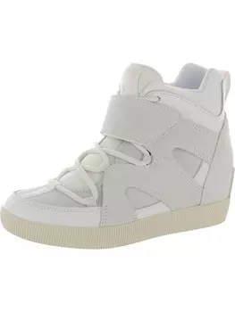 Out N About Женские замшевые ботильоны на танкетке Sorel, цвет White/Sea Salt