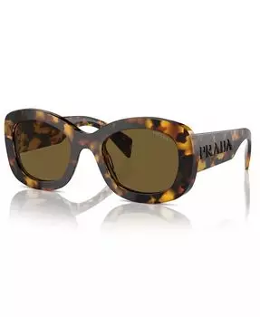 Овальные женские солнцезащитные очки, PR A13S PRADA, коричневый