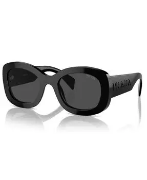 Овальные женские солнцезащитные очки, PR A13S PRADA, черный