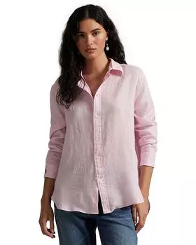 Оверсайз рубашка Ralph Lauren, розовый