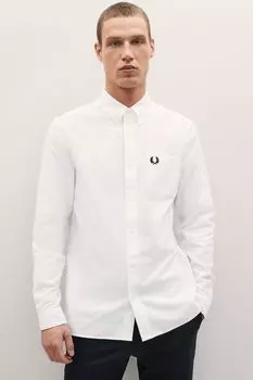 Оксфордская рубашка Fred Perry, белый
