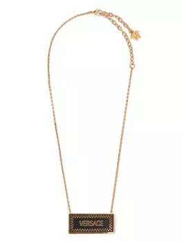 Ожерелье с логотипом Versace, золотой