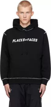 PACES+FACES Толстовка с контрастной строчкой PACES+FACES PLACES+FACES, черный