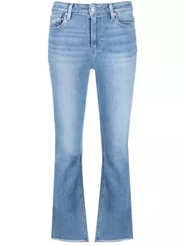 PAIGE укороченные джинсы bootcut, синий