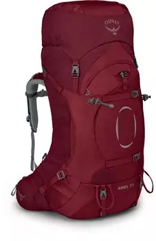 Пакет Ariel 65 – женский Osprey, красный
