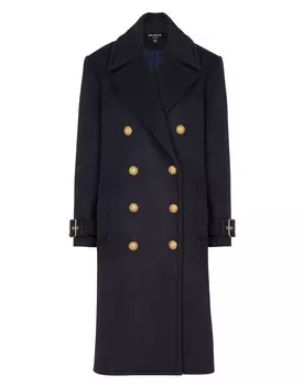 Пальто Balmain, синий