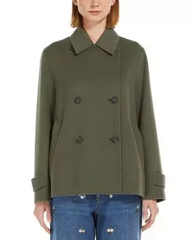 Пальто-бушлат Afone Weekend Max Mara, зеленый