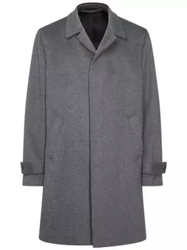 Пальто из шерсти Lardini, серый