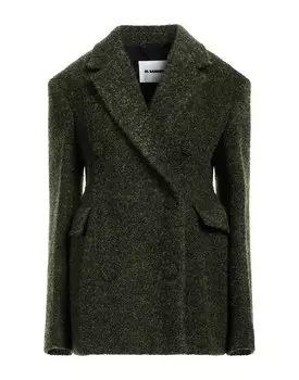 Пальто Jil Sander, зеленый