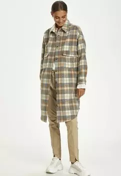 Пальто классическое Cream, feather gray check