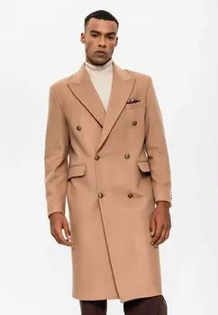 Пальто классическое Double Breasted Antioch, цвет mink