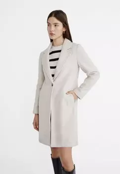 Пальто классическое Napped Stradivarius, белый
