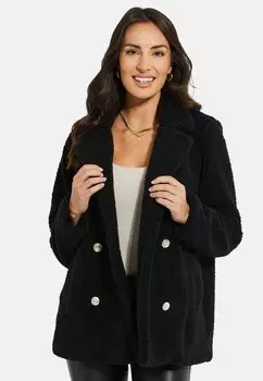Пальто короткое Threadbare, черный