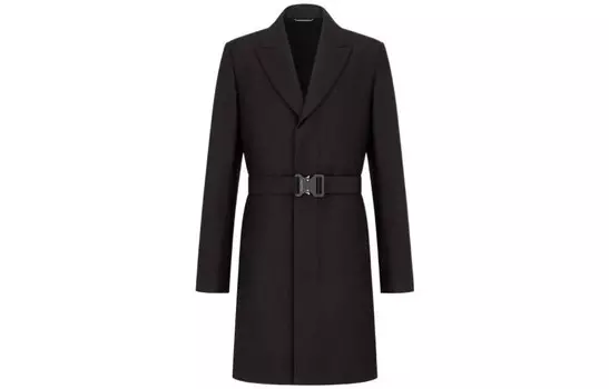Пальто мужское черное Dior, черный