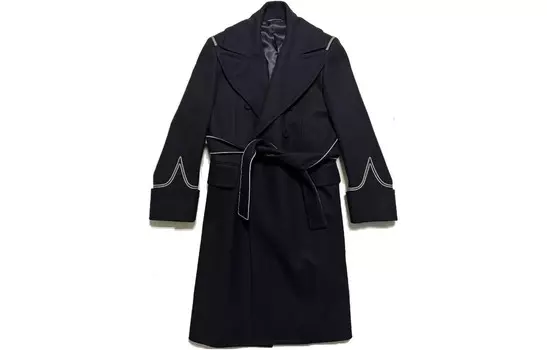 Пальто мужское черное Dior, черный
