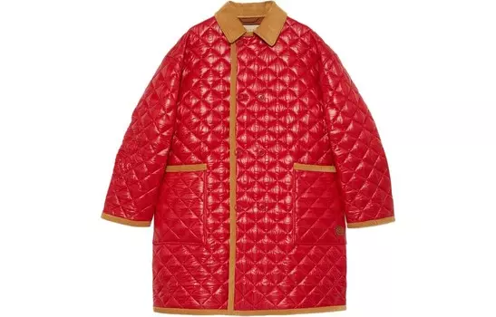 Пальто Мужское Красное Gucci, красный