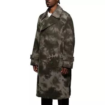 Пальто мужское оливковое Stussy, оливковый