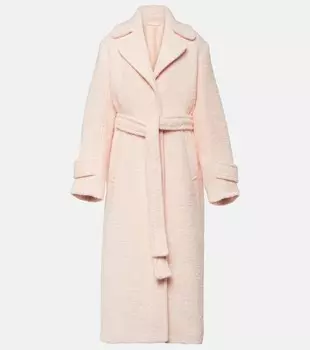 Пальто osaska из букле Acne Studios, розовый