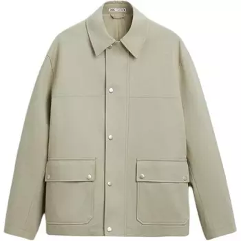 Пальто-парка мужское песочное Zara, цвет Sand