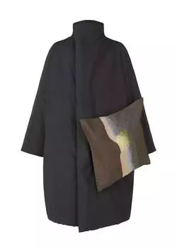 Пальто rb_stylo-bille cushion coat Homme Pliss Issey Miyake, черный
