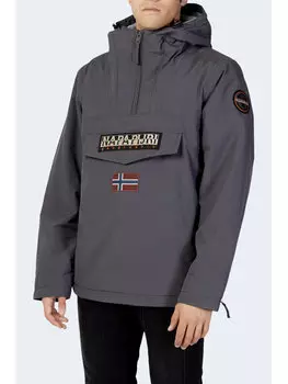 Пальто regular fit Napapijri, серый