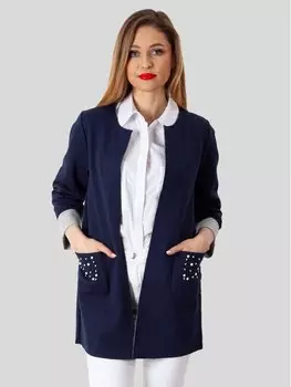 Пальто regular fit Perso, синий