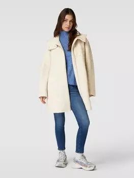 Пальто с капюшоном Esprit, песочный