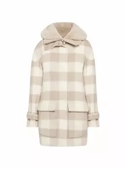 Пальто с капюшоном Kiton, бежевый