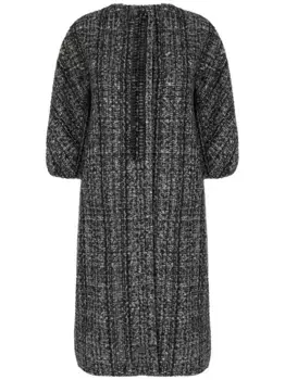 Пальто с вышивкой MAX MARA, черный