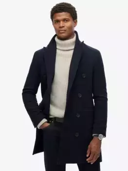 Пальто Superdry Town, темно-синий