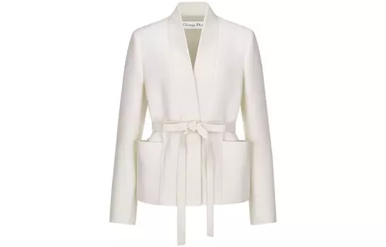 Пальто укороченное женское Dior, белый
