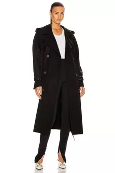 Пальто Wardrobe.Nyc Trench, черный