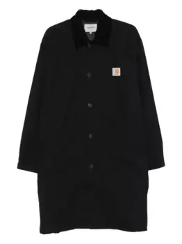Пальто Webster с застежкой на пуговицы и нашивкой-логотипом CARHARTT WIP, черный