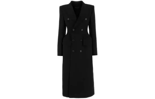 Пальто женское черное Balenciaga