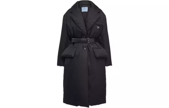 Пальто женское черное Prada