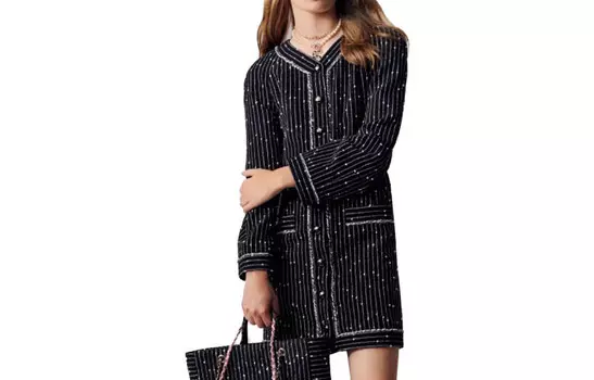 Пальто Женское черный Chanel