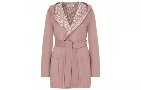 Пальто женское Dior укороченное, розовый